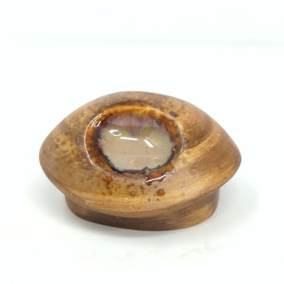 Sango Splash Creamer and Sugar bowl with lid Brown drip glaze Stoneware - Picture 12 of 16